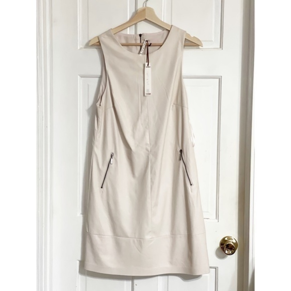 Willow & Clay Faux Vegan Leather Dress NWT Sz 10